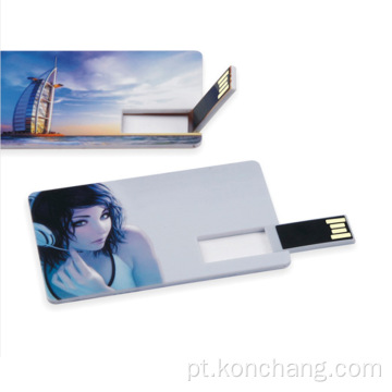 Nova unidade flash USB de cartão de crédito
